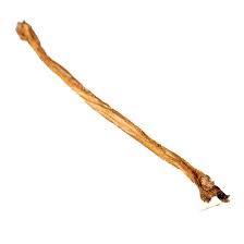Natural bully sticks for dogs, Cindra lamb pizzle stick, single-ingredient dog treat.