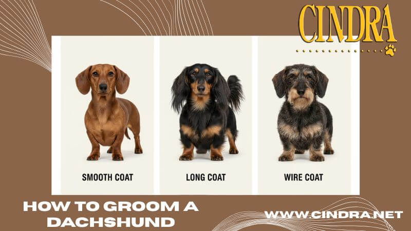 How to groom a Dachshund, blog header graphic