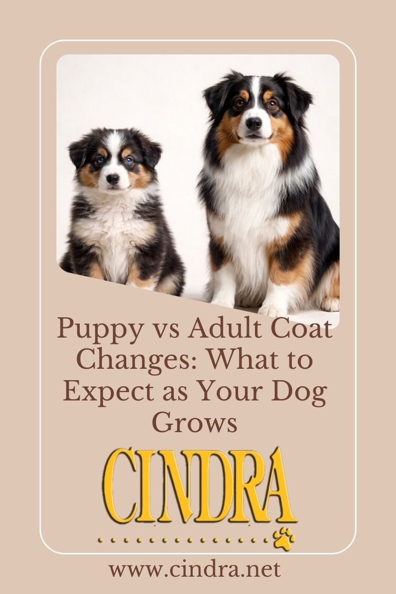 Puppy vs Adult Coat Changes:  What to Expect as Your Dog Grows - Cindra Pet Products