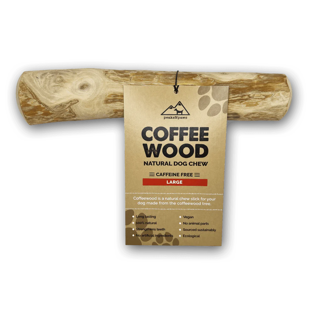 PeaksNpaws Coffee Wood chews