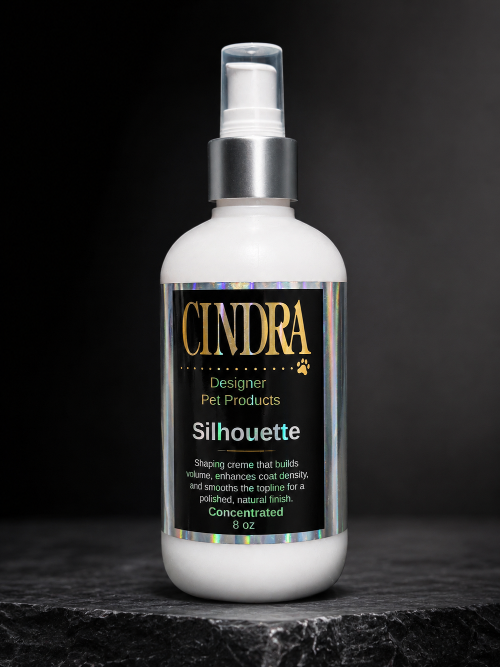 Cindra Silhouette Topline & Thickening Crème graphic